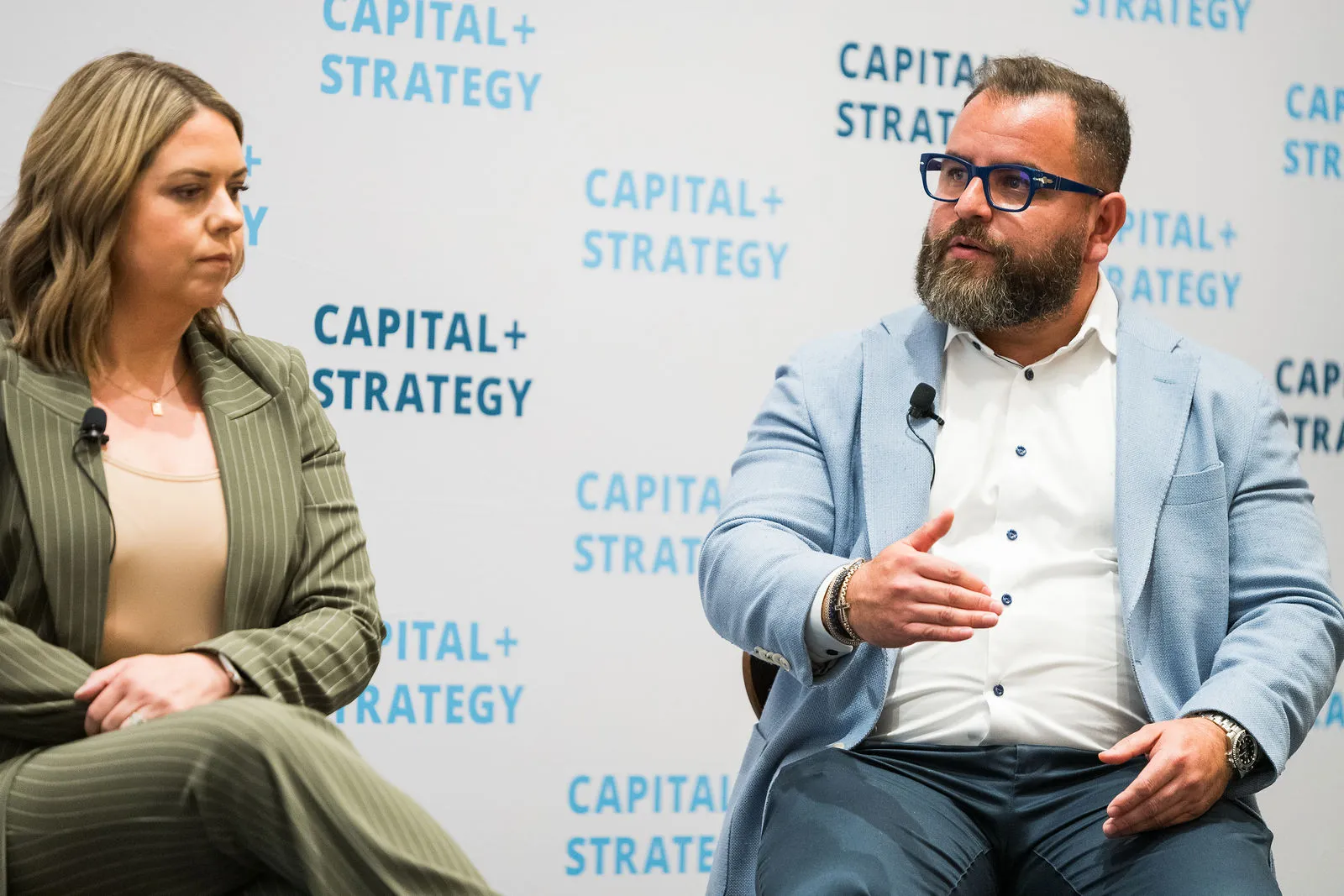 Steven Gonzalez speaking on the Aging Media Capital + Strategy conference panel